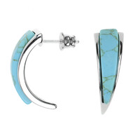 Turquoise Silver Earrings