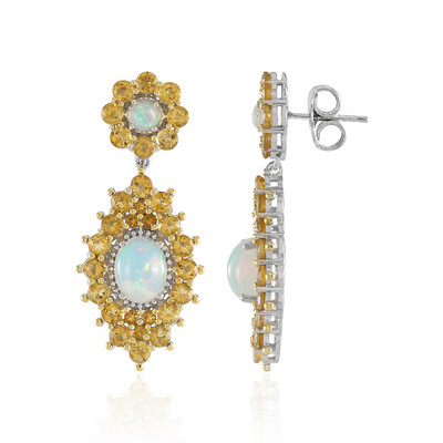 Welo Opal Silver Earrings (Dallas Prince Designs)