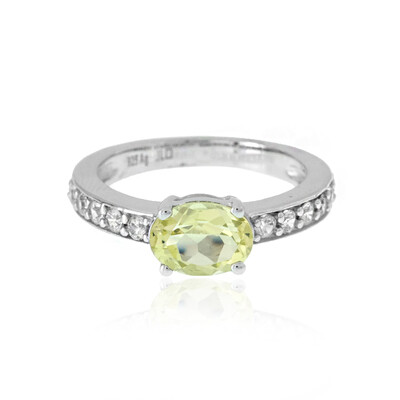 Ouro Verde Quartz Silver Ring