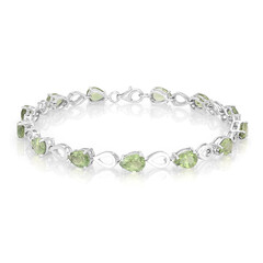Russian Apatite Silver Bracelet