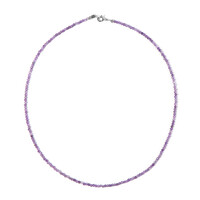 Amethyst Silver Necklace
