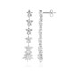 Zircon Silver Earrings