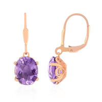 Amethyst Silver Earrings