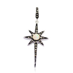 Welo Opal Silver Pendant