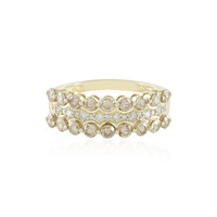 9K I2 Champagne Diamond Gold Ring (de Melo)