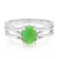 Imperial Chrysoprase Silver Ring