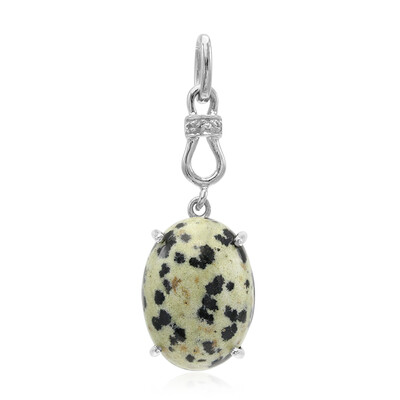 Dalmatian Jasper Silver Pendant