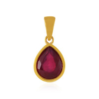 Madagascar Ruby Silver Pendant