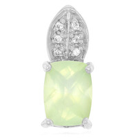 Prehnite Silver Pendant