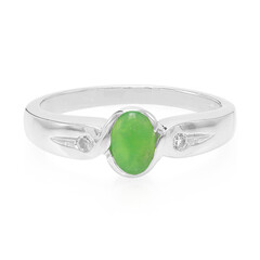 Imperial Chrysoprase Silver Ring