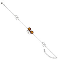 Baltic Amber Silver Bracelet