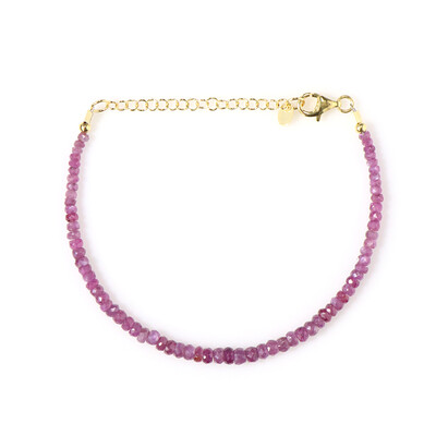 Tanzanian Ruby Silver Bracelet