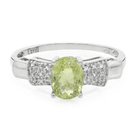 Cuprian Tourmaline Silver Ring