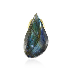 Labradorite Silver Pendant