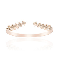 9K SI1 Argyle Rose De France Diamond Gold Ring