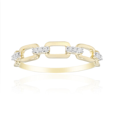 9K SI1 (G) Diamond Gold Ring (Annette)