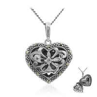 White Topaz Silver Necklace