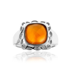 Carnelian Silver Ring (CUSTODANA)
