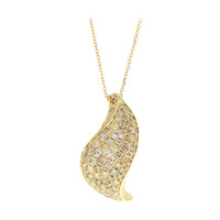 18K SI2 Fancy Diamond Gold Necklace (CIRARI)