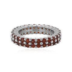 Mozambique Garnet Silver Ring