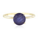 9K Madagascar Blue Sapphire Gold Ring