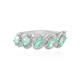 Russian Emerald Silver Ring