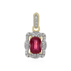 9K Madagascar Ruby Gold Pendant (Adela Gold)