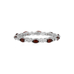 Mozambique Garnet Silver Ring