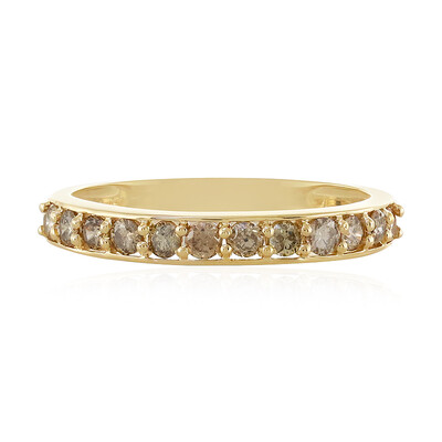 9K I1 Brown Diamond Gold Ring