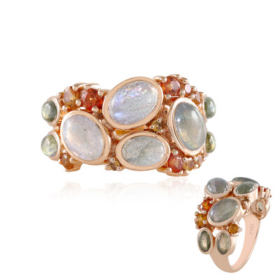 Copper Maniry Labradorite Silver Ring (KM by Juwelo)