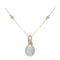 14K AAA Welo Opal Gold Necklace (CIRARI)
