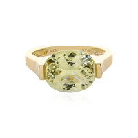 9K Canary Kunzite Gold Ring