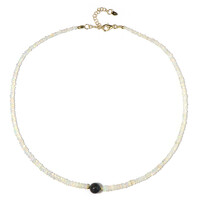 Mezezo Opal Silver Necklace