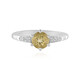Yellow Beryl Silver Ring