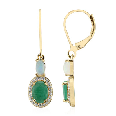 Welo Opal Silver Earrings