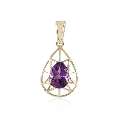 9K Uruguayan Amethyst Gold Pendant (Ornaments by de Melo)