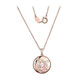 White Topaz Silver Necklace (Adela Silber)