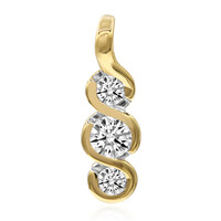 14K IF (D) Diamond Gold Pendant