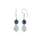 Brazilian Aquamarine Silver Earrings