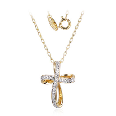 I3 (I) Diamond Brass Necklace (Juwelo Style)