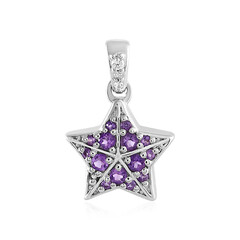 Amethyst Silver Pendant