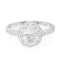 Petalite Silver Ring