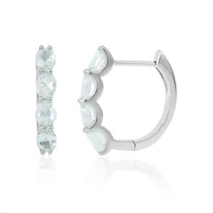 Blue Moon Quartz Silver Earrings