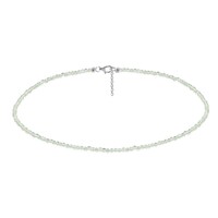 Prehnite Silver Necklace