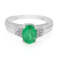Bahia Emerald Silver Ring