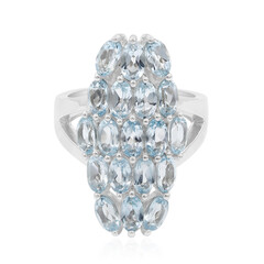 Sky Blue Topaz Silver Ring