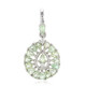 Cuprian Tourmaline Silver Pendant