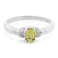 Brazilian Chrysoberyl Silver Ring