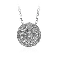 White Topaz Silver Necklace