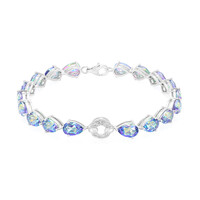 Mystic Blue Topaz Silver Bracelet
